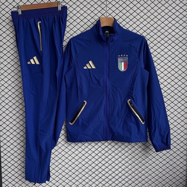 2026 Italy Windbreaker Jackets With Pants World Cup Football Jersey Wholesale