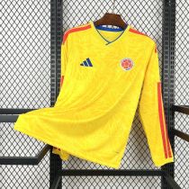 2026 Colombia Home Long Sleeve Kit S-4XL World Cup Cheap Football Jersey Wholesale