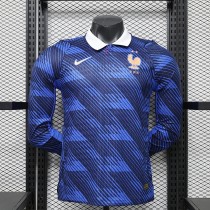 2026 Player France Home Long Sleeve Kit S-3XL World Cup Football Jersey Wholesale