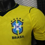 2026 Player Brazil Home Kit World Cup Football Jersey Wholesale