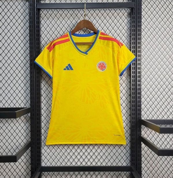 2026 Women's Colombia Home Kit S-2XL World Cup Football Jersey Wholesale