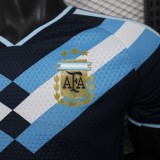 Argentina 2026 World Cup Special Edition Black Jersey Player Version S-XXL