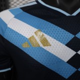 Argentina 2026 World Cup Special Edition Black Jersey Player Version S-XXL