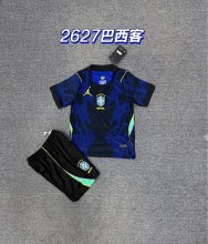 Brazil 2026 World Cup Away Kid kit size 16-28