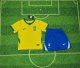 Brazil 2026 World Cup Home Kid kit size 16-28