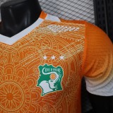 Cote d Ivoire 2026 World Cup Special Edition Orange Jersey Player Version S-XXL