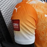 Cote d Ivoire 2026 World Cup Special Edition Orange Jersey Player Version S-XXL