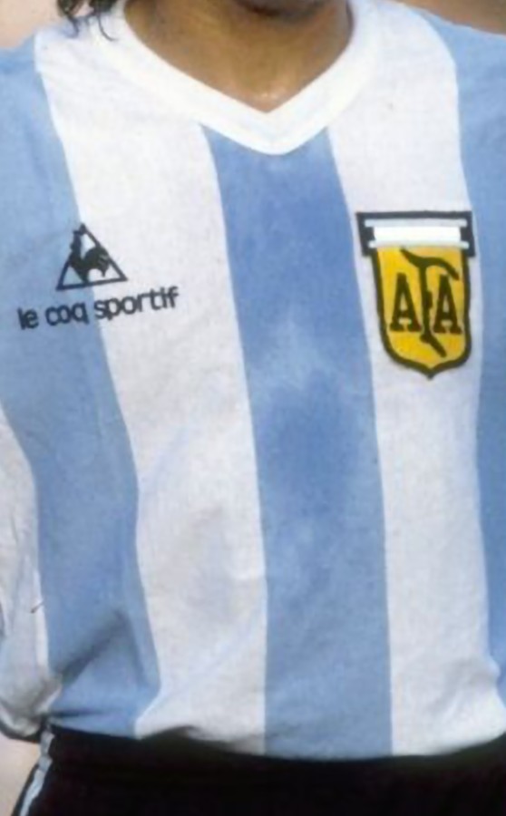1986 Argentina Home Retro Soccer Jersey