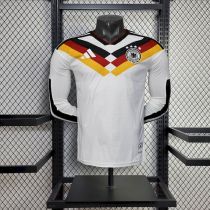 Mens Germany 2026 World Cup Home Long Sleeve Jersey Player Version Mens Germany 2026 World Cup Home Long Sleeve Jersey Player Version