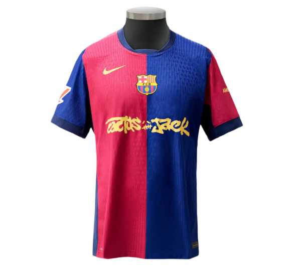 FC Barcelona x Travis Scott 24/25 El Clasico Special Edition Home Jersey