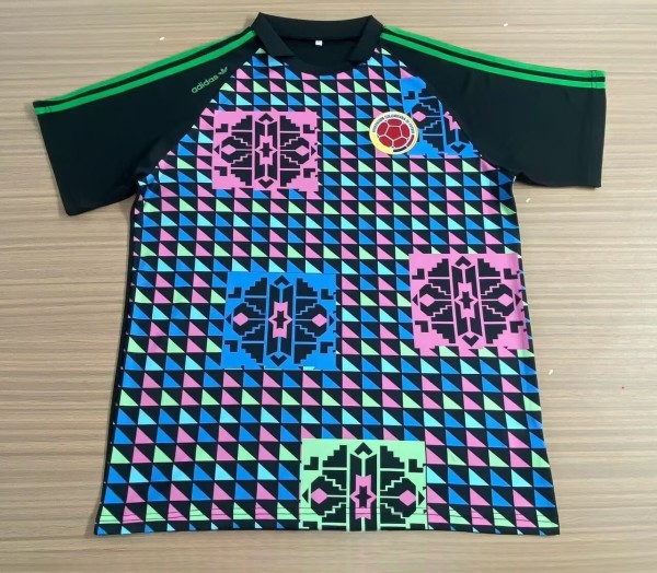 1990 Colombia Goalkeeper Retro Soccer Jersey