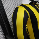 26-27 Ittihad Yellow Special Edition Long Sleeve Player Version Soccer Jersey