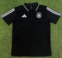 26-27 Germany Black Polo Short Sleeve 26-27 Germany Black Polo Short Sleeve