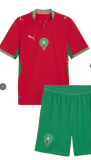 26-27 Morocco Home Kids Soccer Jersey