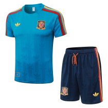 26-27 Spain Blue High Quality Player Version Training Short Suit (球员套装) 26-27 Spain Blue High Quality Player Version Training Short Suit (球员套装)