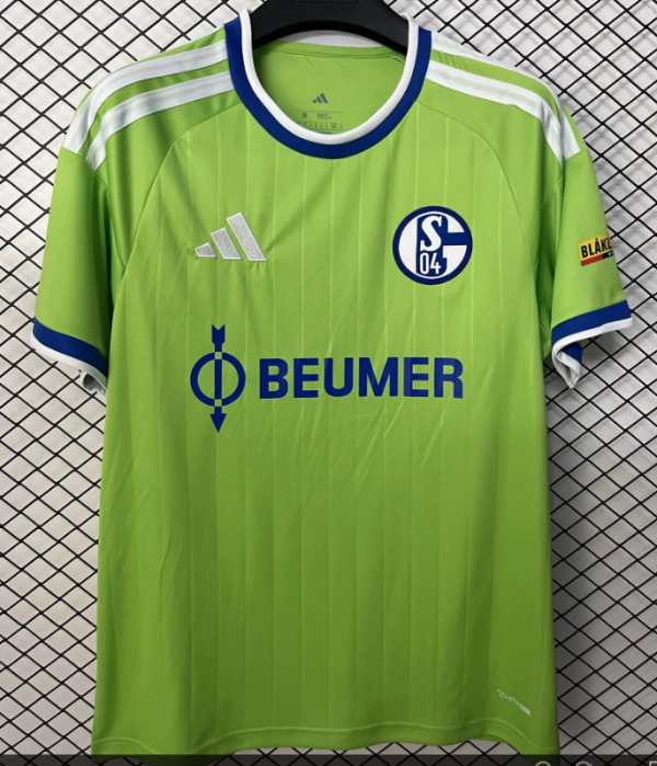 26-27 Schalke 04 Home Fans Soccer Jersey(Green)
