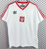 1986 Poland Home Retro Soccer Jersey