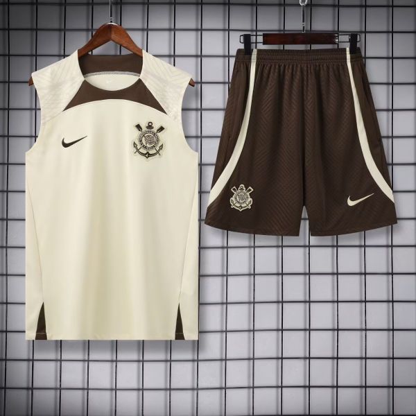 25-26 Corinthians High Quality Tank Top And Shorts Suit