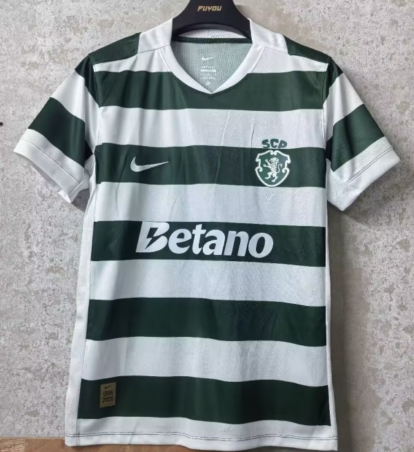 26-27 Sporting Lisbon Home Fans Soccer Jersey