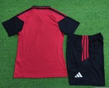 26-27 Man Utd High Quality Player Version Half Pull Training Short Suit (球员套装)