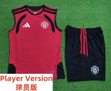 26-27 Man Utd High Quality Player Version Tank Top And Shorts Suit  (球员套装)