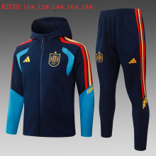 26-27 Spain High Quality Kids Hoodie Jacket Tracksuit