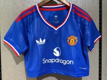 26-27 Man Utd Away Women Cheerleading Short-sleeved (女)