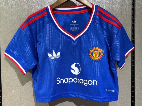 26-27 Man Utd Away Women Cheerleading Short-sleeved (女)