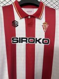 26-27 Gijon Home Fans Soccer Jersey