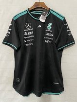 2026 F1 Benz New Pattern Short Sleeve Racing Suit
