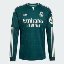 26-27 RMA Away Long Sleeve Fans Soccer Jersey