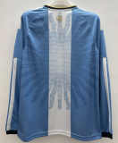 26-27 Argentina Messi Farewell Match Long Sleeve fans Version Soccer Jersey (长袖球迷)