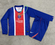 26-27 PSG Home Long Sleeve Kids Soccer Jersey (With 2 Star)*两颗星 26-27 PSG Home Long Sleeve Kids Soccer Jersey (With 2 Star)*两颗星