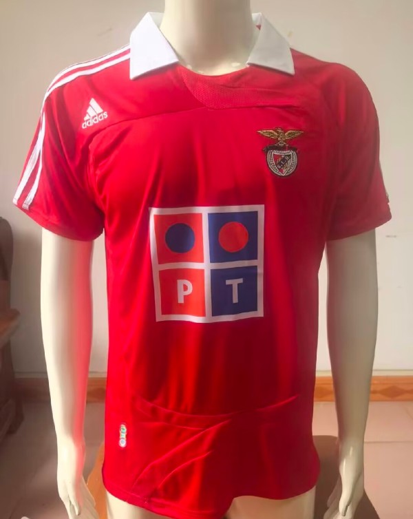 2007-2008 Benfica Home Retro Soccer Jersey