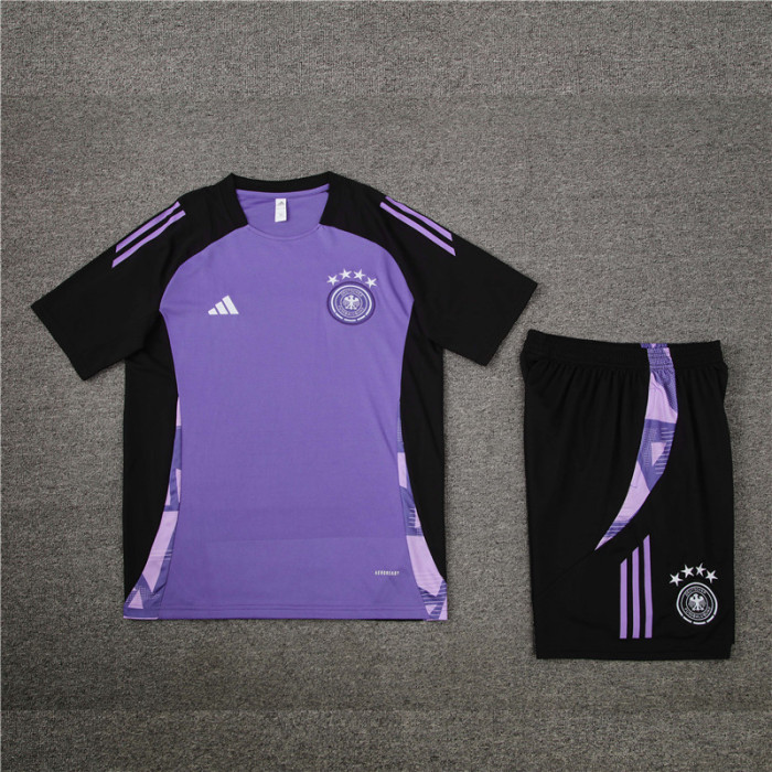 24/25  Germany short -sleeved training suit Purple