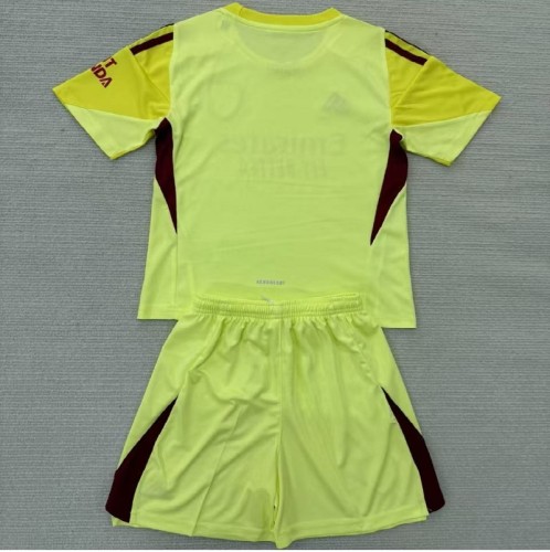 25/26 Arsenal goalkeeper Kids kit yellow