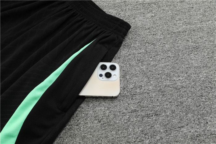 23/24 Liverpool kids Short sleeve Black green training suit