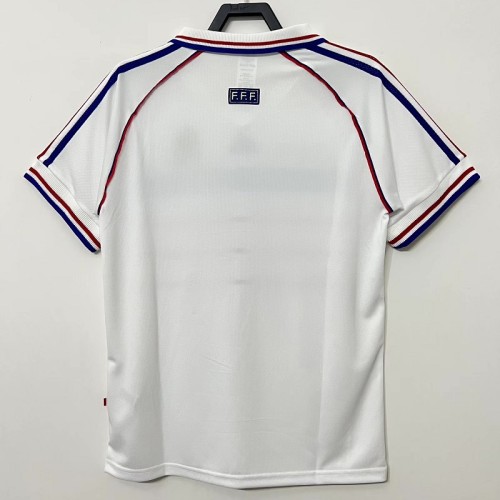 Retro 1998 France Away football jersey