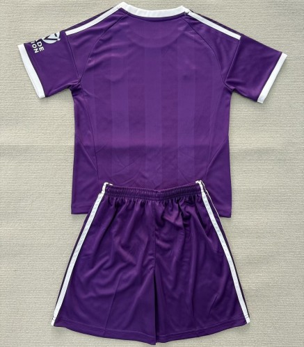 25/26 Aston Villa Purple goalkeeper kids kit