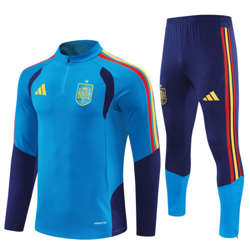 25/26 Spain kids training suit Royal Blue