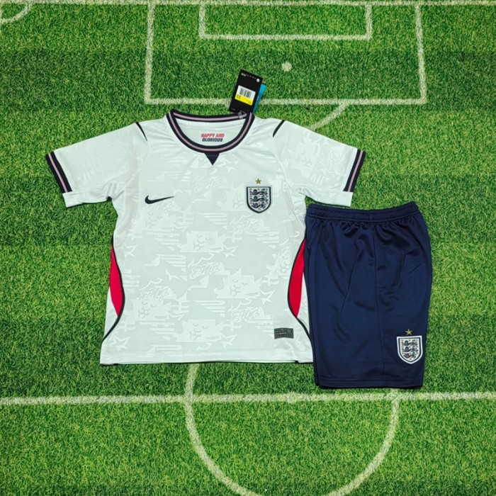 25/26 England FIFA World Cup home kids kit