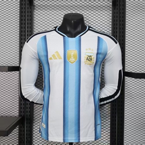 25/26  Argentina home long sleeves Player version