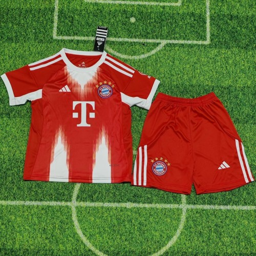 25/26 bayern munich home kids kit