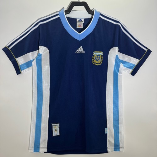 Retro Argentina 1998 away football Jersey