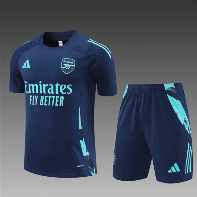 24/25 Arsenal Short sleeve Royal Blue training suit