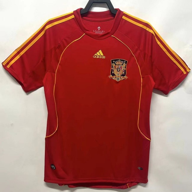 Retro Spain 2008 home football shirt