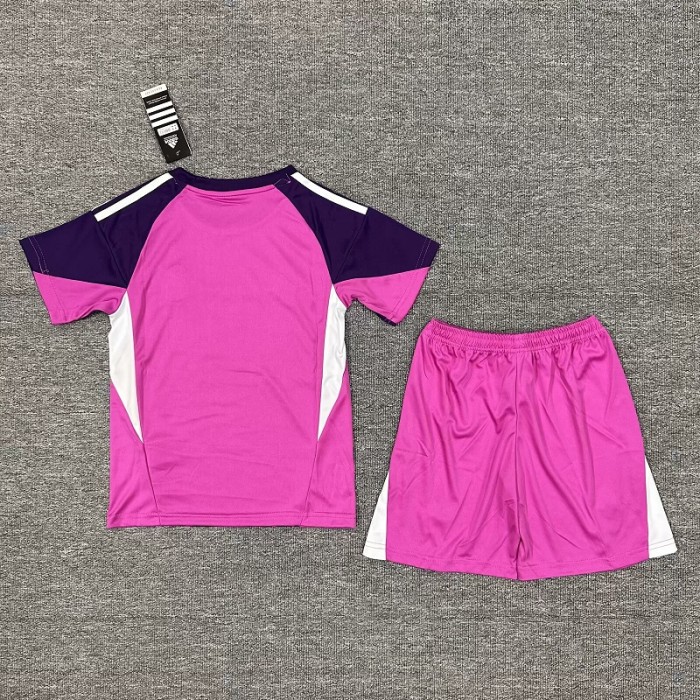 25/26 Real Madrid goalkeeper kids kit Purple