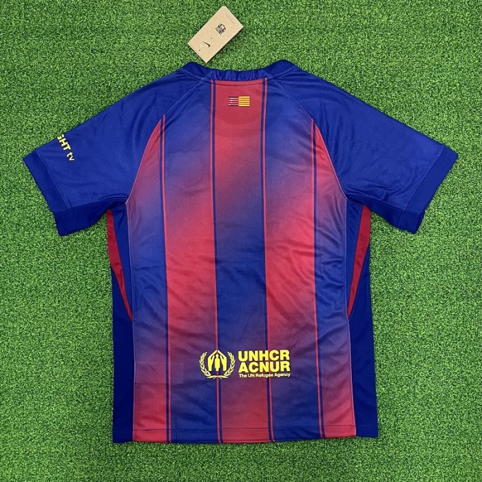 25/26 Barcelona home football Jersey