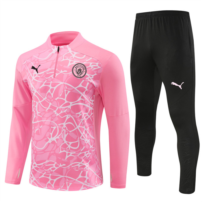 24/25 Manchester city kids Pink training suit