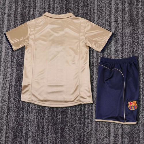Retro 01/02 Barcelona Away kids kit